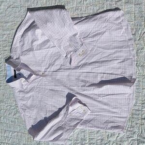 Men's Nautica Button Up Long Sleeve Shirt 16.5 neck 32/33